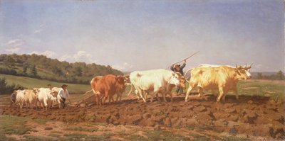 Ploughing in the Nivernais by Rosa Bonheur